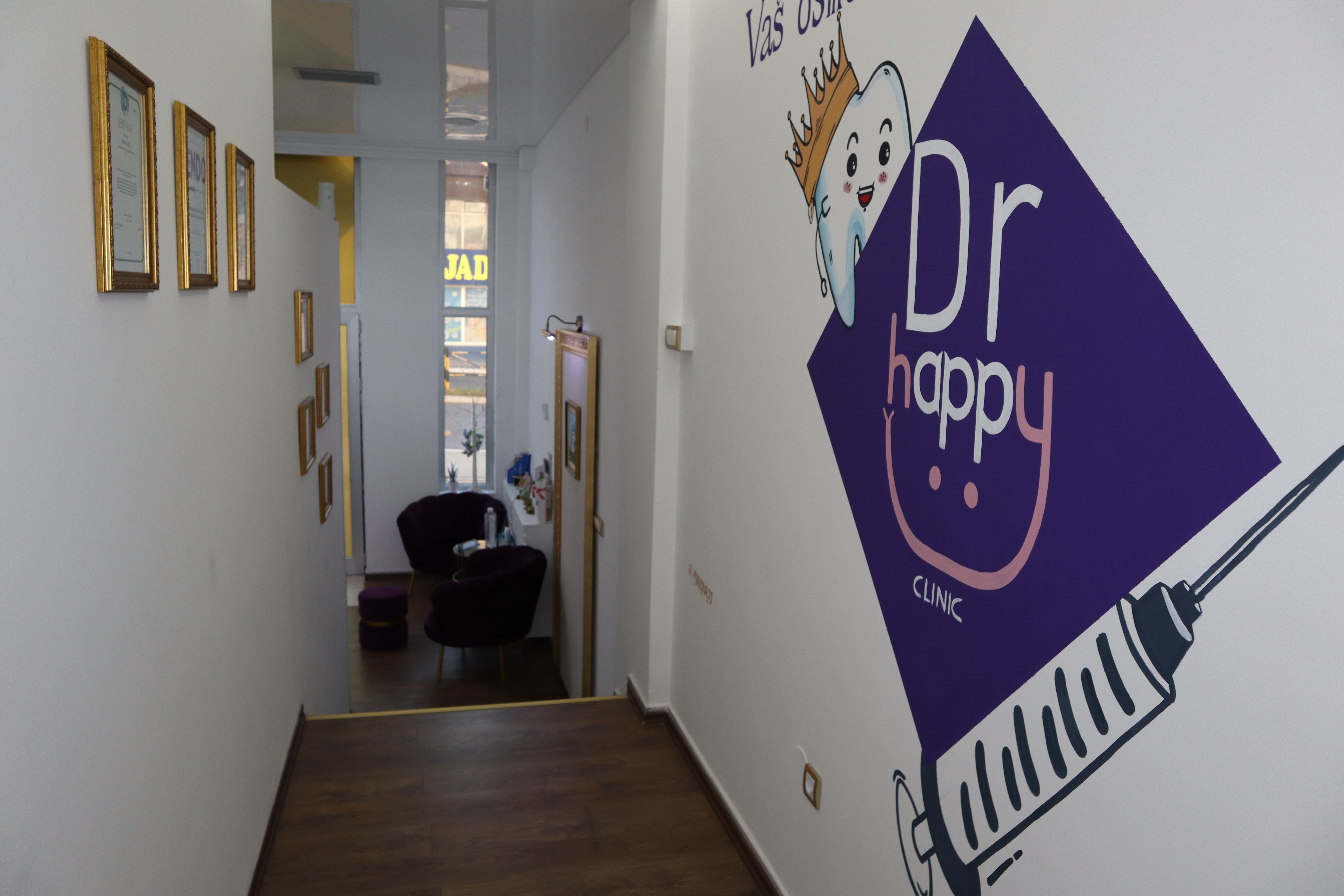 Recepcija, klinika Dr Happy